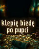 dekoracje świetlne Lampa z napisem KLEPIĘ BIEDĘ PO PUPCI 2