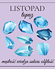 naszyjniki - inne Naszyjnik LISTOPAD topaz, chryzantema 2