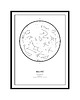 plakaty Plakat - Twoja mapa nieba - biała 1