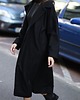 płaszcze damskie CZARNY wełniany PŁASZCZ KIND OF MAGIC 100% WEŁNY MAXI 1
