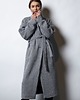 płaszcze damskie Wełniany płaszcz jodła szaro-granatowa MAXI 6