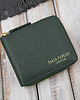 portfele damskie Portfel damski skórzany mały ciemnozielony poziomy z RFID KV-04-DGR 2