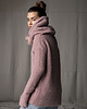 swetry damskie  Sweter Boucle Różowy 7