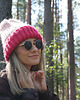 czapki damskie Czapka z wełny szlachetnej Oversize  Handmade Wełna naturalna 3