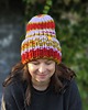 czapki damskie WOOLY COLOR "9"ciepła wełniana czapka 1