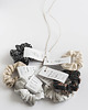 gumki do włosów Lniana gumka do włosów (scrunchie) ze wzorem w kwiaty 4