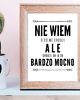 grafiki i ilustracje nie wiem o co mi chodzi plakat  napisy 2