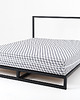 meble - inne Łóżko metalowe loft IMAGIN - 140x200 - czarne 3