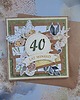 kartki scrapbooking Kobieca kartka na 40-stkę/40-ste urodziny 1