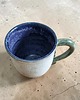 kubki Duży ceramiczny kubek z winogronkiem 2
