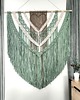 makramy Ogromna Makrama Ścienna SALVIA HEART Precyzyjne Rękodzieło 140x160 cm 5