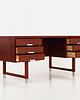 biurka Biurko tekowe, duński design, lata 70, producent: Eigil Petersens M 1