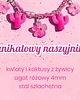 kolie UNIKATOWY naszyjnik : żywica, kamienie naturalne : BARBIE collection 1