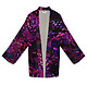 bluza bez kaptura damska Aksamitna BLUZA/ KIMONO domowe/marynarka, autorski print rafa koralowa 1