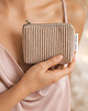 portfele damskie Sztruksowy portfelik card holder Beżowy 2