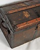 skrzynki, kufry i pudła Antyczny kufer podróżny XIX/XX w., drewniany, oryginalny stan 5