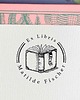 stemple Otwarta książka-  pieczątka Ex libris 1