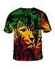 t-shirty męskie Męski T-shirt DR.CROW Rasta Lion 1