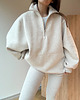 bluza bez kaptura damska Bluza Patchouli zamek light mocca melange 4