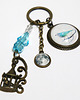 breloki Breloczek - Turkusowy ptak, księżyc 1