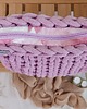 torby na ramię Torebka z grubego sznurka Pillow Bag  - brudny róż 3