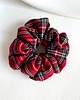 gumki do włosów Gumka do włosów scrunchie Red Check Chic 1
