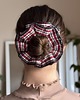gumki do włosów Scrunchie Falbana Paski 1