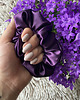 gumki do włosów Satynowa gumka do włosów scrunchie Bakłażan RÓŻNE MODELE 3