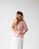 kardigany damskie Kardigan Rozalia, krótki rękaw, super kid moher z jedwabiem M-XL 2