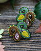 kolczyki soutache Jesienne  kolczyki soutache 2