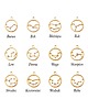 chokery Naszyjnik z naturalnych pereł ze znakiem zodiaku 1