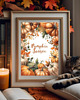 plakaty PLAKAT jesienny dynie pumpkin season 2