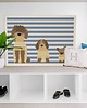 plakaty Psy w swetrach - plakat 50x70 cm fine art 4