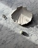 pojemniki na biżuterię Podstawka na Biżuterię Palo Santo Ceramiczna Muszelka Mleczna Biel 4