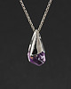 srebrne naszyjniki Naszyjnik z Ametystem 2