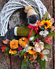 wianki Jesienny wianek z jamniczkiem 4