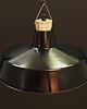 lampy wiszące Lampa wisząca czarna, duński design, lata 60 1
