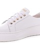 sneakersy damskie Sneakersy skórzane -  białe  (7183) 3