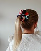 gumki do włosów Gumka jedwabna, scrunchie, frotka panterkowy szał MAXI 1