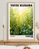 grafiki i ilustracje PLAKAT dekoracyjny zielona łąka dmuchawce Kusama 1