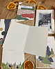 kartki scrapbooking Retro, kolażowe kartki świąteczne - zestaw 6 szt 4