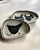 patery i talerze Zestaw ręcznie robionych talerzy ceramicznych 1