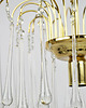 lampy wiszące Żyrandol Orion, Austria, lata 70 3