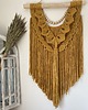 makramy Makrama z drewnianymi koralami w stylu boho 1
