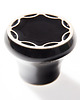 gałki do mebli Ceramiczna gałka do mebli czarna, wz.5 3