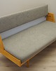 sofy i szezlongi Sofa bukowa, duński design, lata 60,  Hans. J. Wegner,  Getama 5