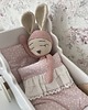 misie i maskotki Maskotka króliczek baby pudrowy róż 45 cm 3