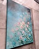 obrazy "Kwiatowa harmonia" - Obraz olejny na płótnie, 60x80 cm 3