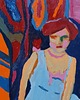 obrazy Obraz do salonu Artysta i modelka  Ernst Ludwig Kirchner 3
