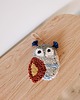Ozdoby na ścianę Miękka zawieszka ścienna - sówka uszatka NA ZAMÓWIENIE 3